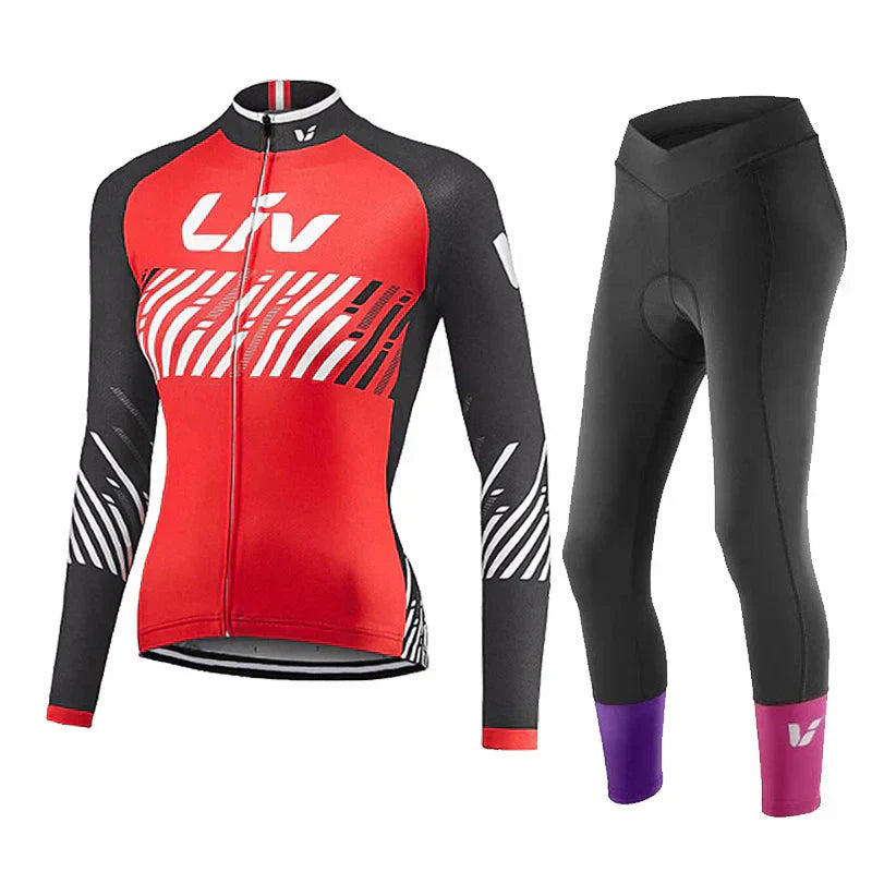 LIV 2K24 | PRO Winter Cycling Clothing Set for Women