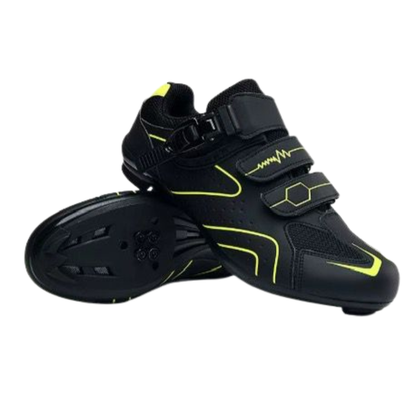 Unisex cycling shoes with buckle and laces