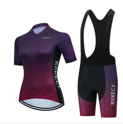 BORA set with breathable cycling jersey and bib shorts