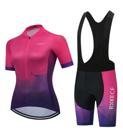 BORA set with breathable cycling jersey and bib shorts
