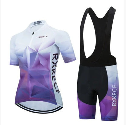 BORA set with breathable cycling jersey and bib shorts