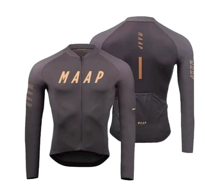 MAAP Long-Sleeve Cycling Jersey | Soft Comfort and Quick-Drying