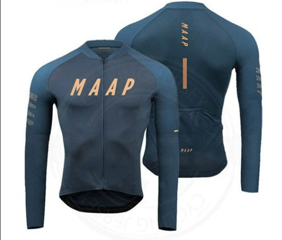 MAAP Long-Sleeve Cycling Jersey | Soft Comfort and Quick-Drying