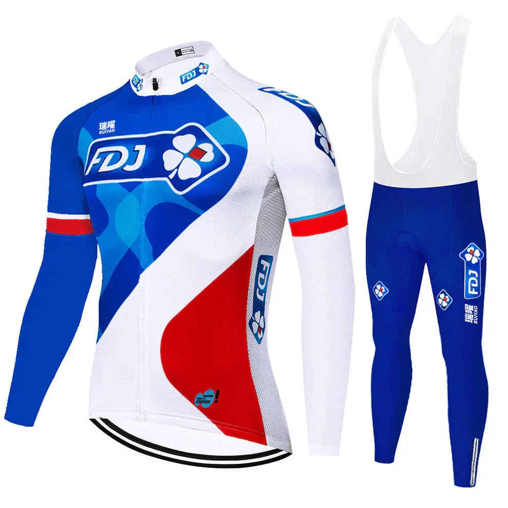 FDJ | Professional cycling kit with long sleeves