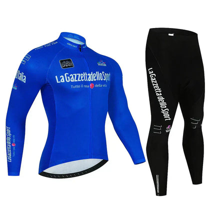 Giro d’Italia | Professional cycling jersey with long sleeves – fleece-lined version